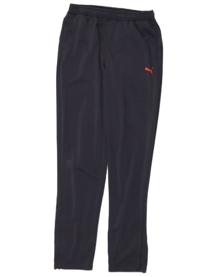 Pantaloni della tuta da ragazzo PUMA 15-16 anni in poliestere blu navy