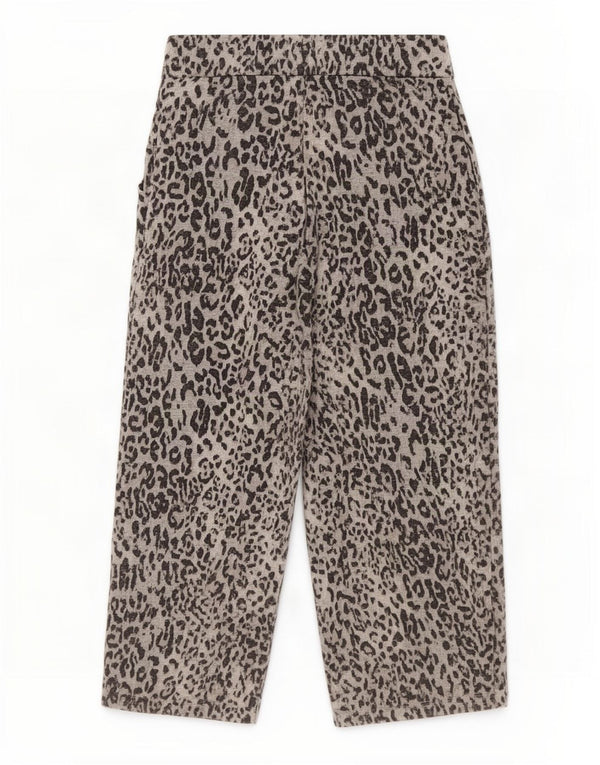 Marks & Spencer Womens Cropped Trousers UK 10 Small W28 L23 Grey