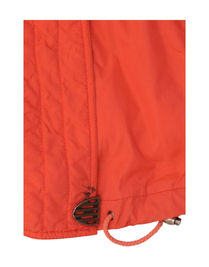 Giacca da sci oversize da donna Maier UK 10 Small Orange Floral Poliammide