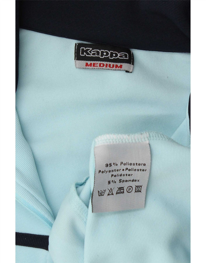 Giacca da tuta da donna Kappa UK 14 Poliestere color block blu medio