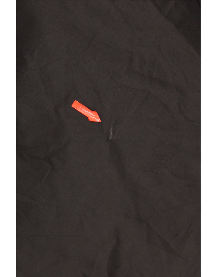 Giacca a vento con cappuccio da uomo Jack Wolfskin UK 40 grande poliestere nero