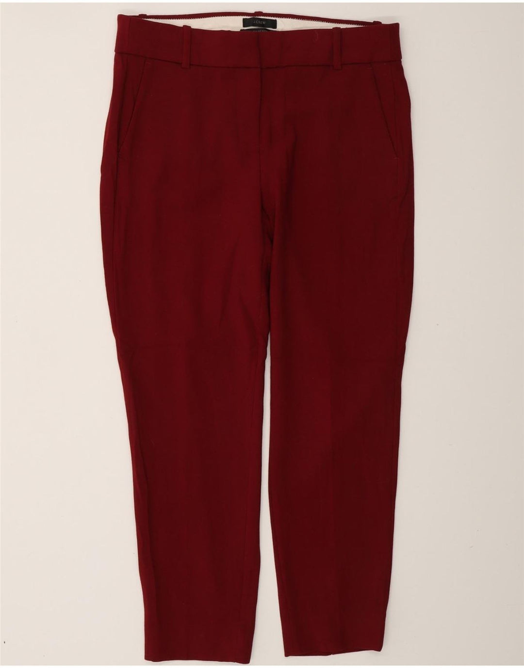 J. CREW Pantaloni chino slim Cameron da donna US 8 medi W30 L27 marrone