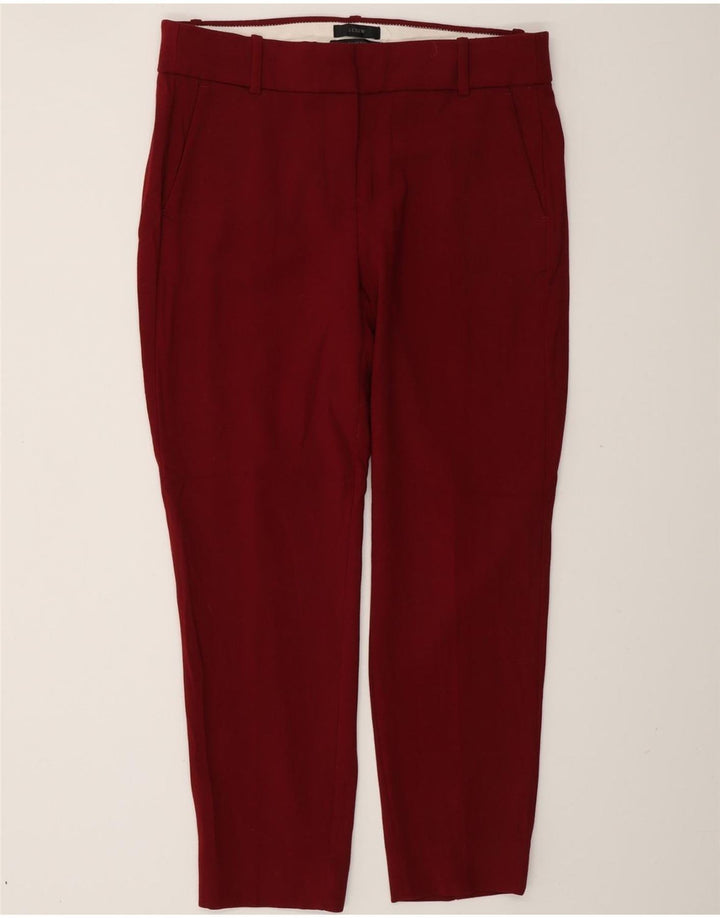 J. CREW Pantaloni chino slim Cameron da donna US 8 medi W30 L27 marrone
