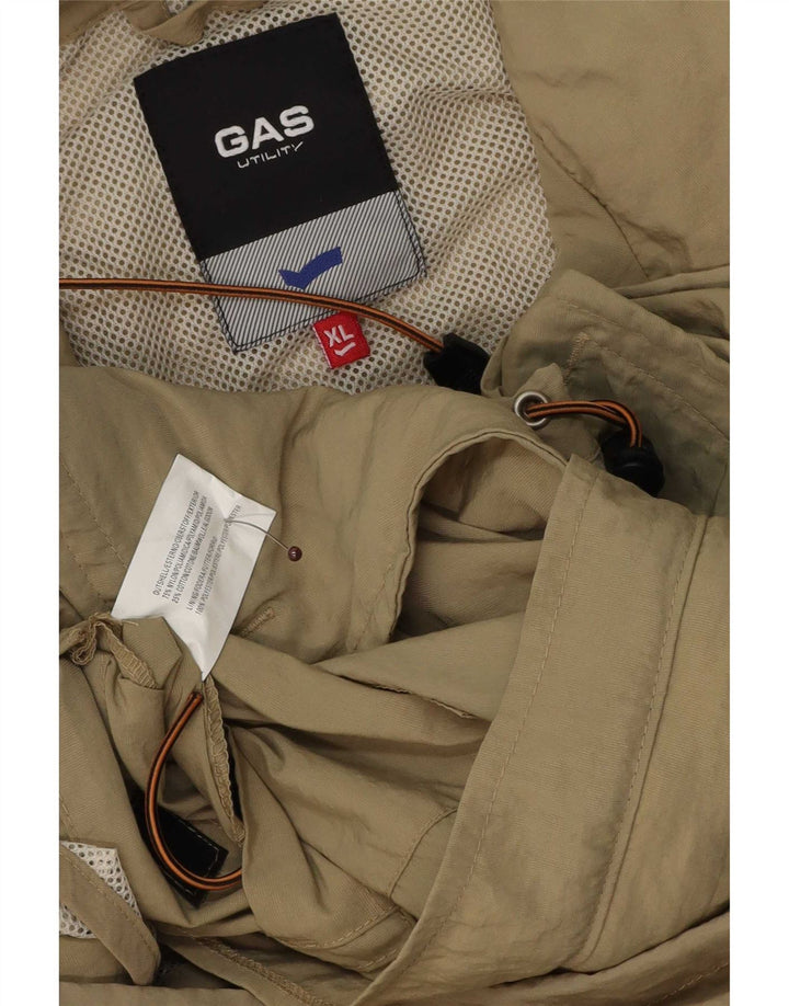 Giacca antipioggia da uomo Gas UK 42 XL Poliestere kaki