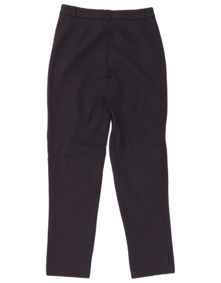 Pantaloni da abito slim da donna Marks & Spencer W26 L26 Blu navy