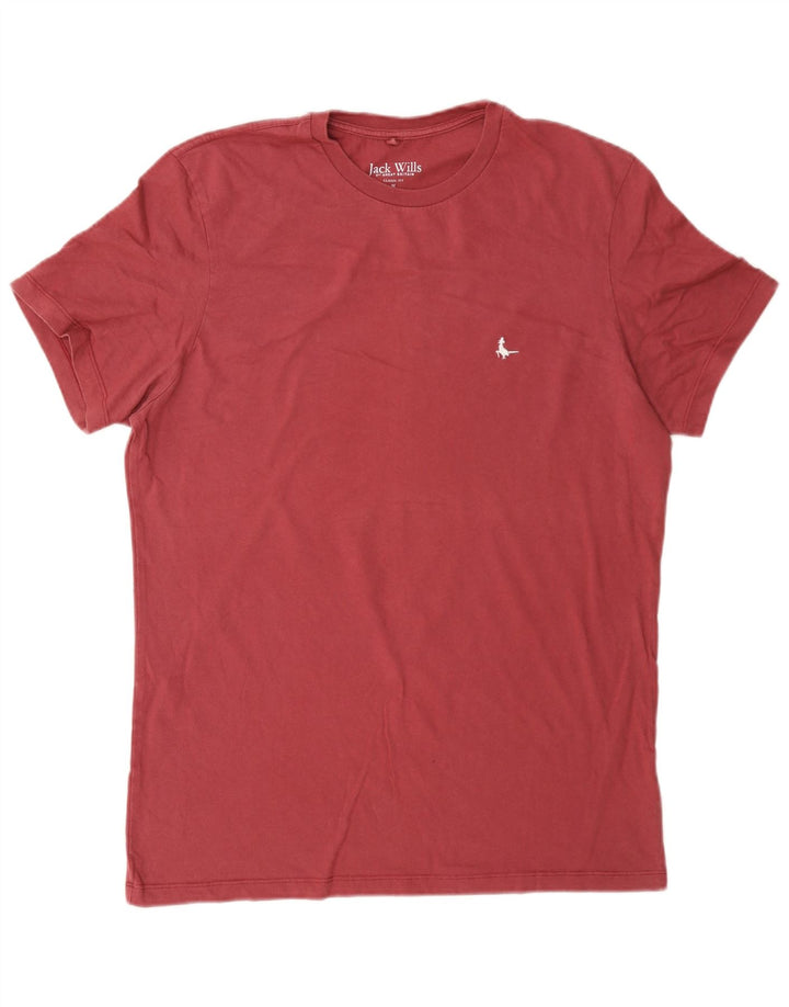T-shirt da uomo dalla vestibilità classica Jack Wills Top in cotone marrone medio