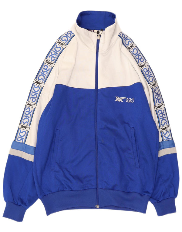 Giacca da tuta grafica ASICS da donna IT 42 Blu medio Colourblock