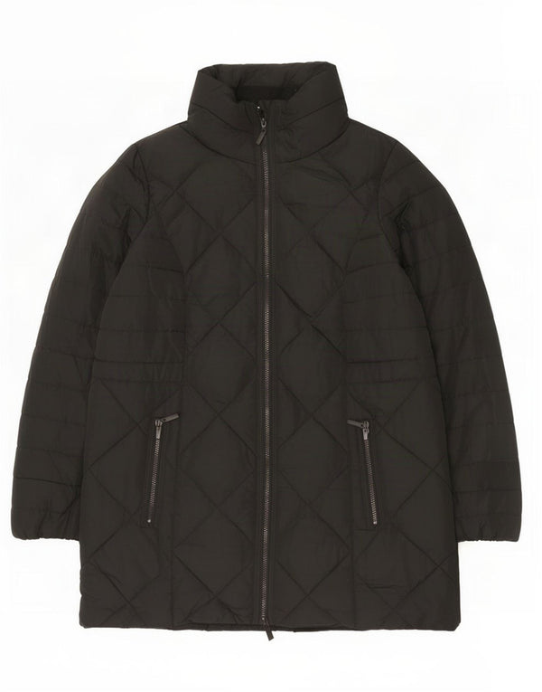 Cappotto imbottito da donna Marks & Spencer UK 18 XL poliestere nero