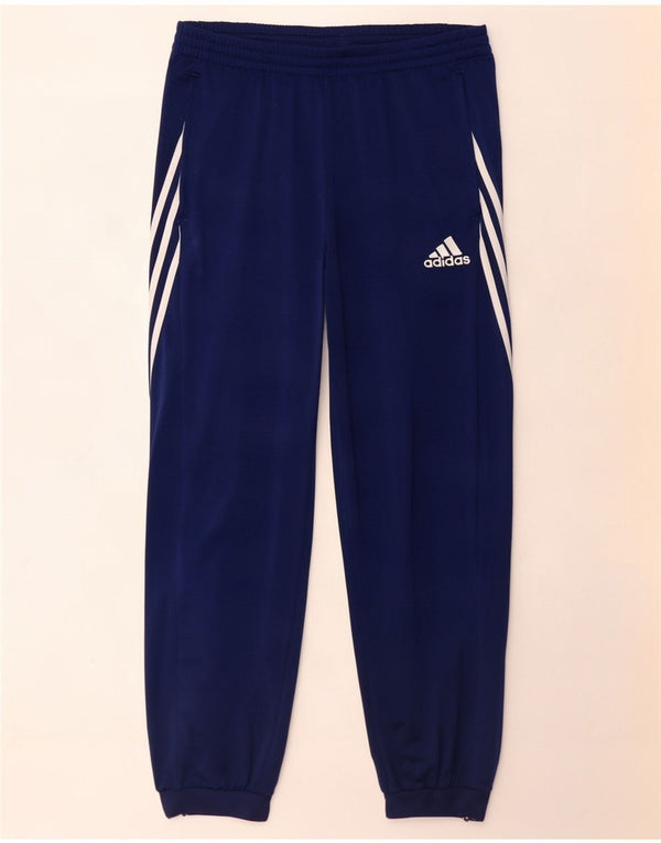 Pantaloni da tuta da uomo Adidas Joggers grandi in poliestere blu navy