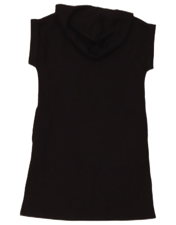 Abito con cappuccio grafico a maniche corte da donna Calvin Klein US 8/10 medio nero