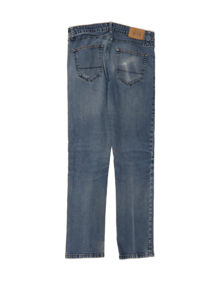 IZOD Mens Comfort Stretch Straight Jeans W32 L32 Blue Cotton Vintage Izod and Second-Hand Izod from Messina Hembry 