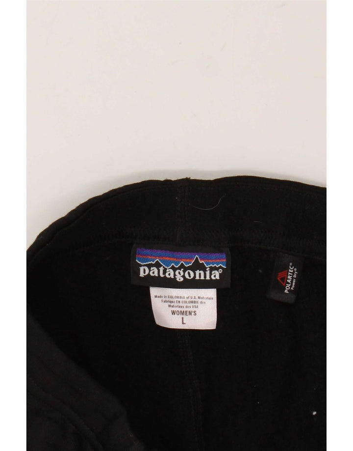 Patagonia Womens Polartec Leggings UK 16 Large Nero Poliestere