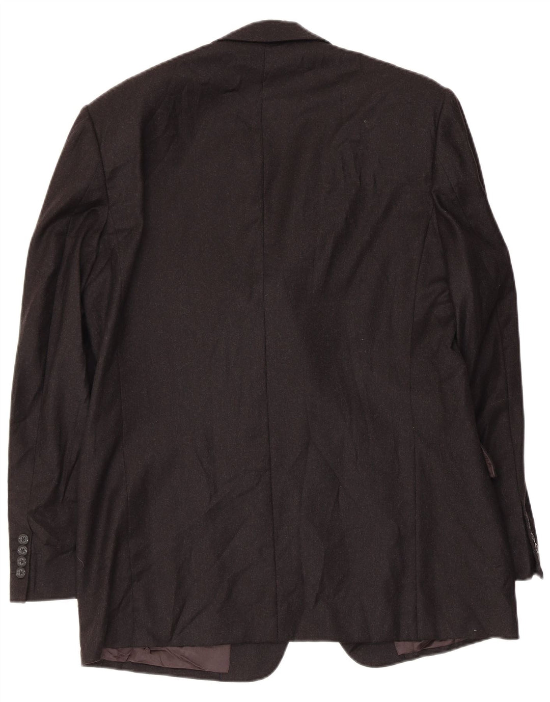 Giacca blazer da uomo a 3 bottoni Burberrys IT 52 grande lana nera