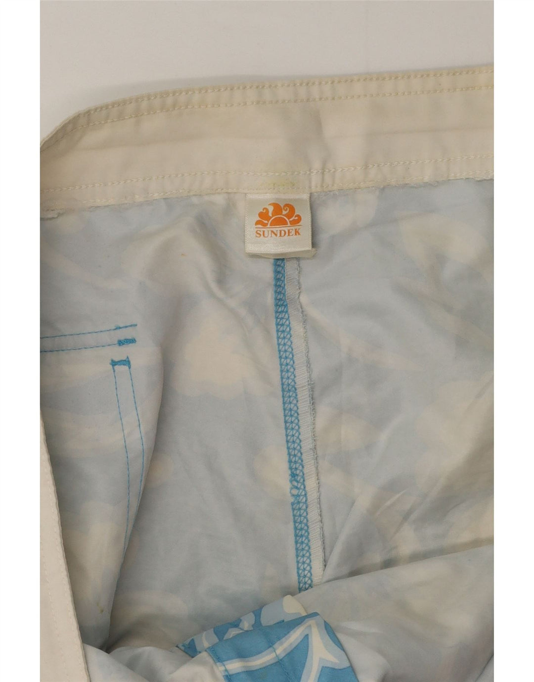 Pantaloncini da bagno da uomo Sundek XL blu floreale