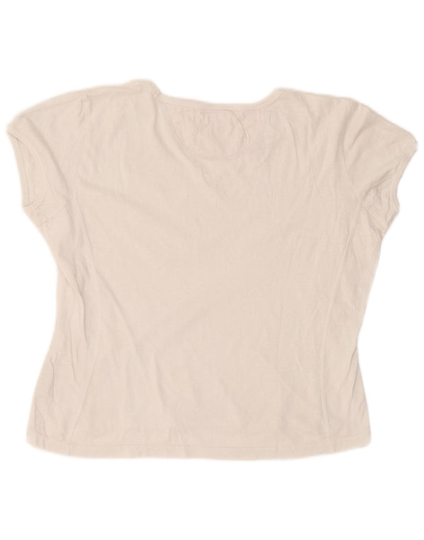 T-shirt Champion da donna Heritage Classics UK 16 grande cotone bianco