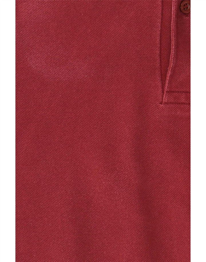 Polo da uomo Fred Perry piccola in cotone a righe bordeaux