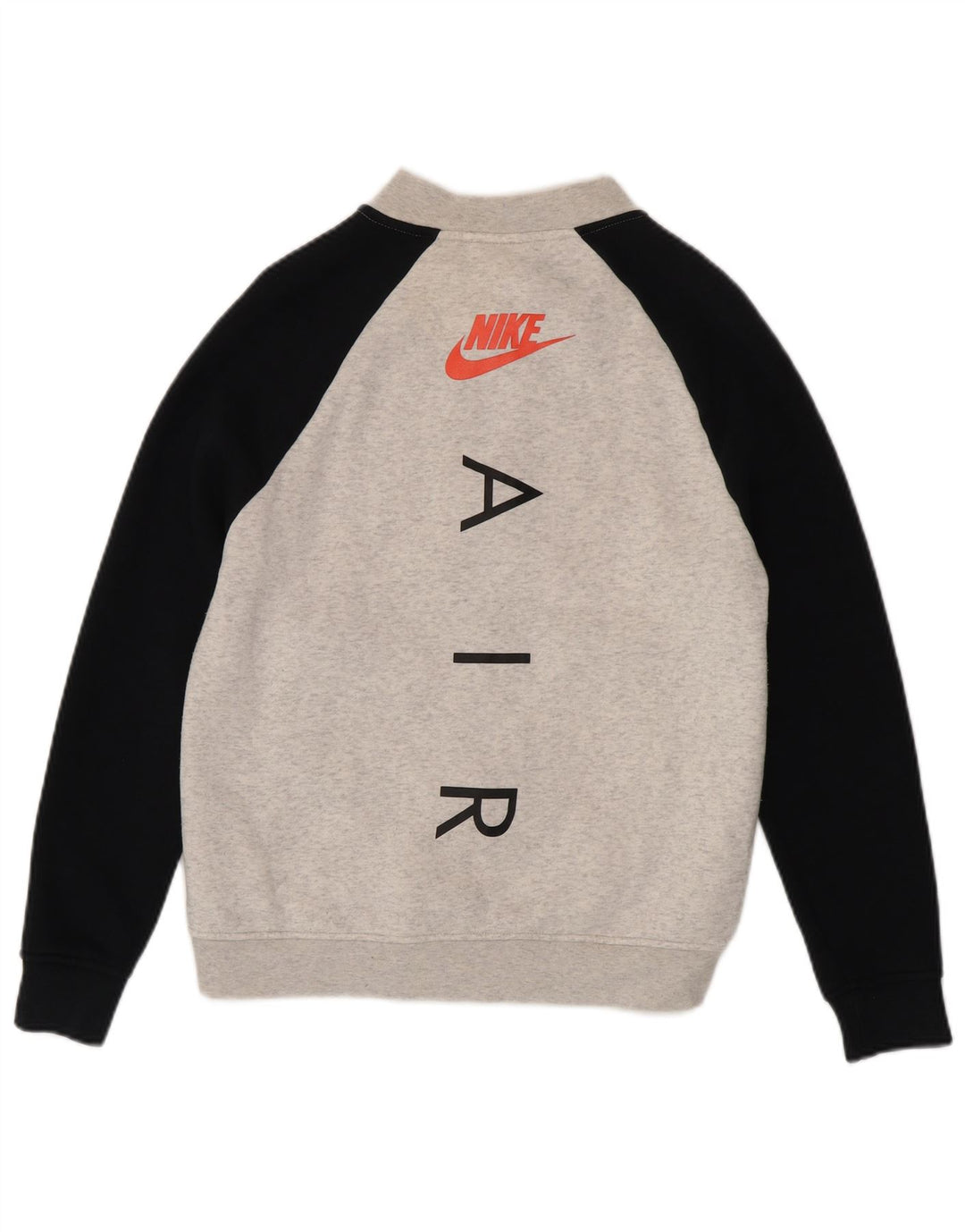 Giacca da ginnastica Nike da uomo con grafica, piccola, in cotone color block grigio
