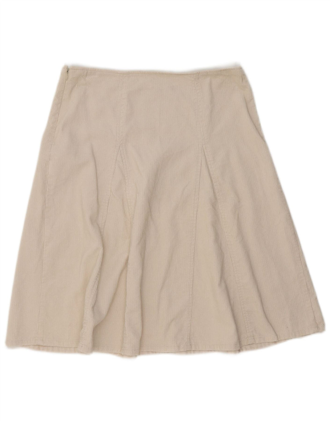 Gonna in velluto a coste Zara da donna media W32 bianca