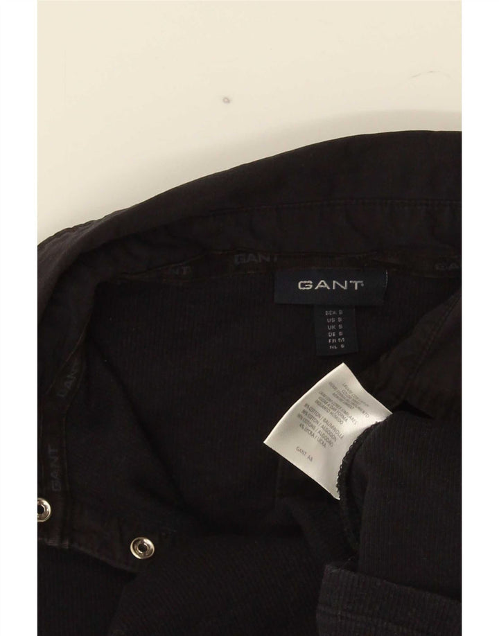 Polo da donna Gant UK 8 piccola in cotone nero