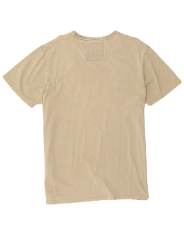 T-shirt grafica da uomo Superdry Top 2XL in cotone beige