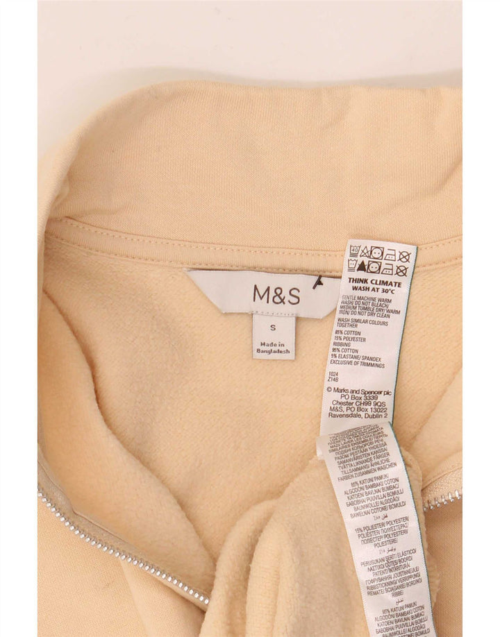 Felpa oversize da donna Marks & Spencer UK 10 piccola Beige