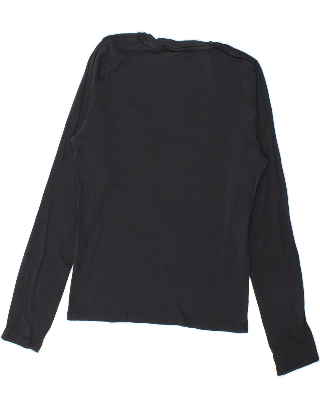 LEVI'S Womens Top Long Sleeve UK 12 Medium Black Vintage Levi's and Second-Hand Levi's from Messina Hembry 