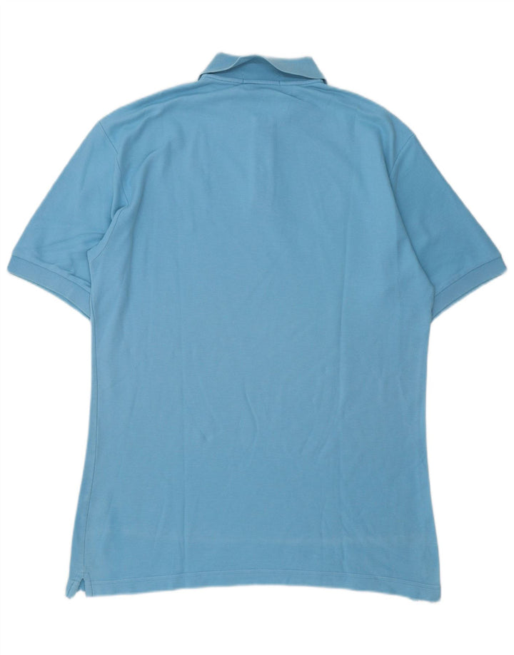 Polo da uomo Fila Large in cotone blu