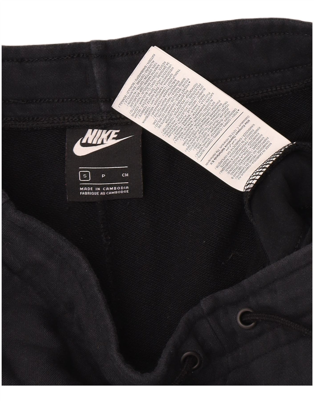 Pantaloncini sportivi da donna Nike UK 10 piccoli in cotone nero