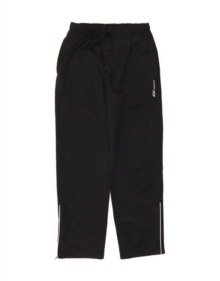 REEBOK Mens Tracksuit Trousers Small Navy Blue Polyester Vintage Reebok and Second-Hand Reebok from Messina Hembry 