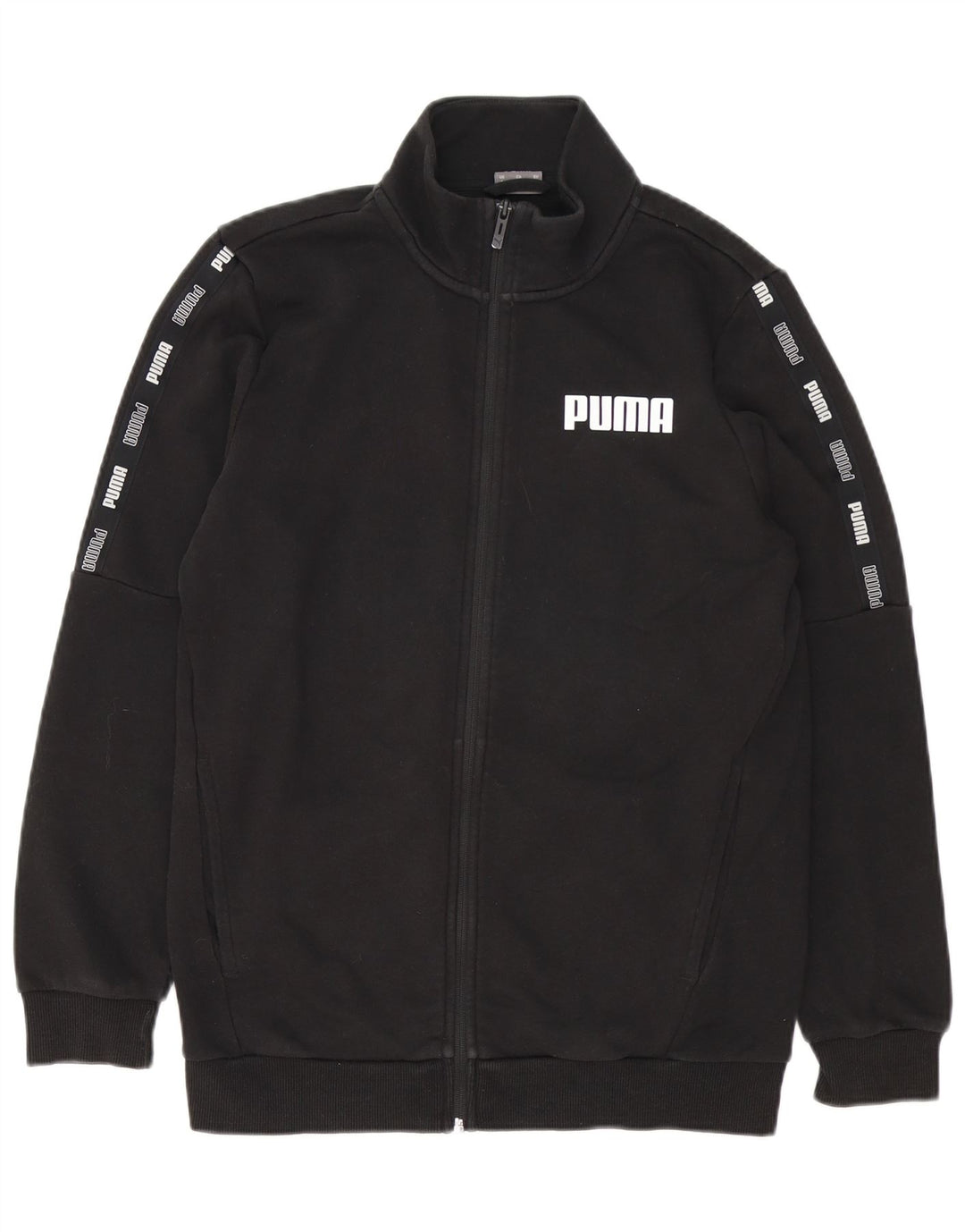 Giacca da ginnastica grafica da uomo PUMA piccola nera