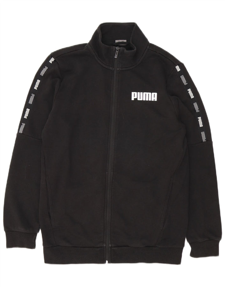 Giacca da ginnastica grafica da uomo PUMA piccola nera