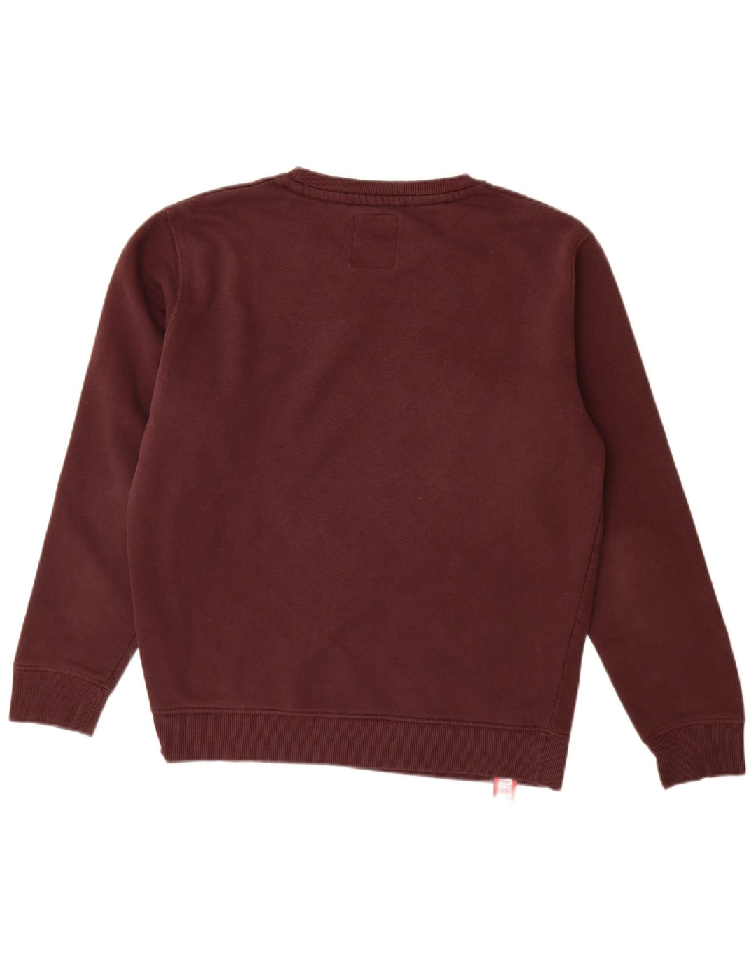 ALPHA INDUSTRIES Felpa da uomo Maglione piccolo in cotone bordeaux