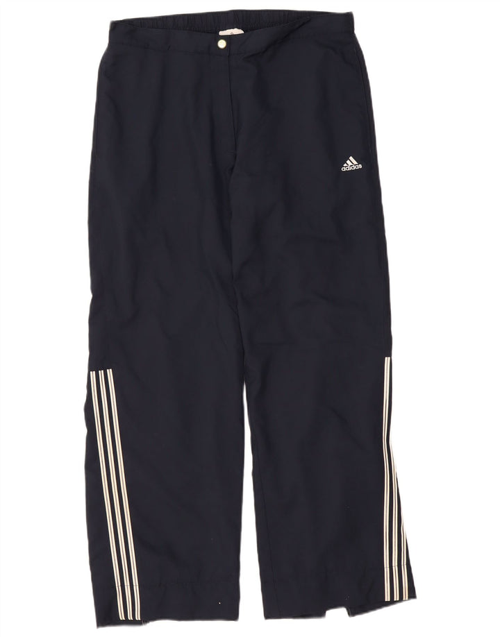 Pantaloni da tuta da donna ADIDAS UK 16 Large in poliestere blu navy