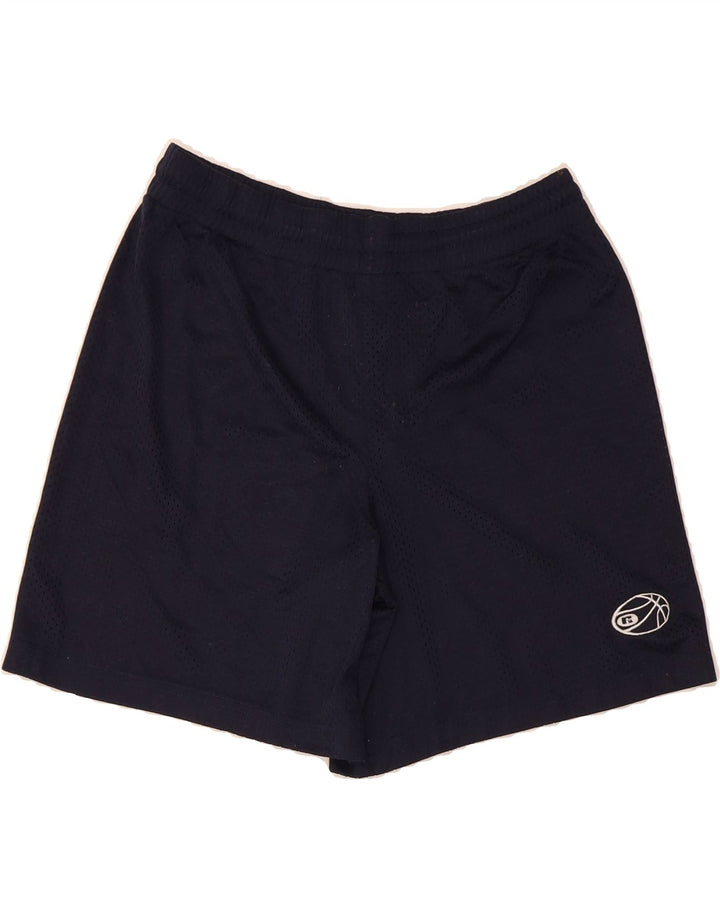 RUSSELL ATHLETIC Boys Sport Shorts 10-11 Years Medium Navy Blue Polyester Vintage Russell Athletic and Second-Hand Russell Athletic from Messina Hembry 