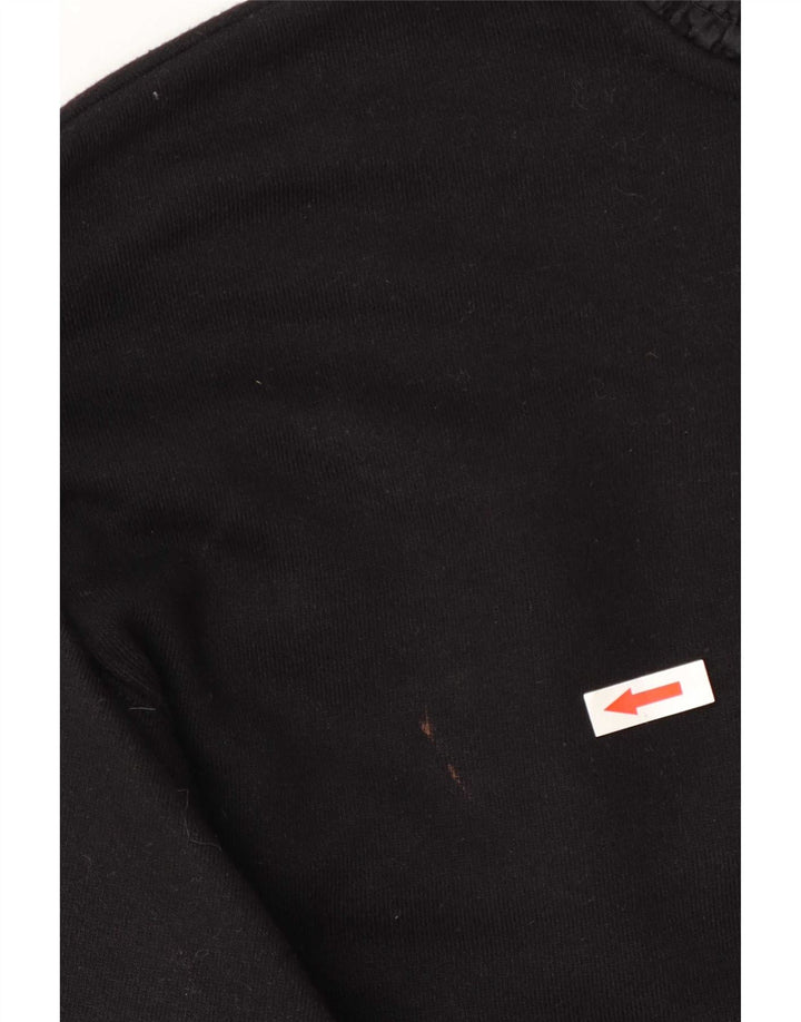 Camicetta oversize a maniche lunghe da donna Zara UK 10 piccola in cotone nero