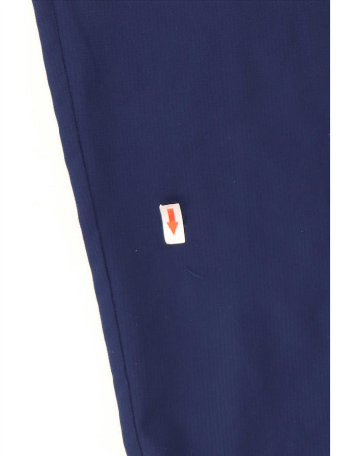 Pantaloni da tuta Adidas Climalite da uomo XL in poliestere blu navy