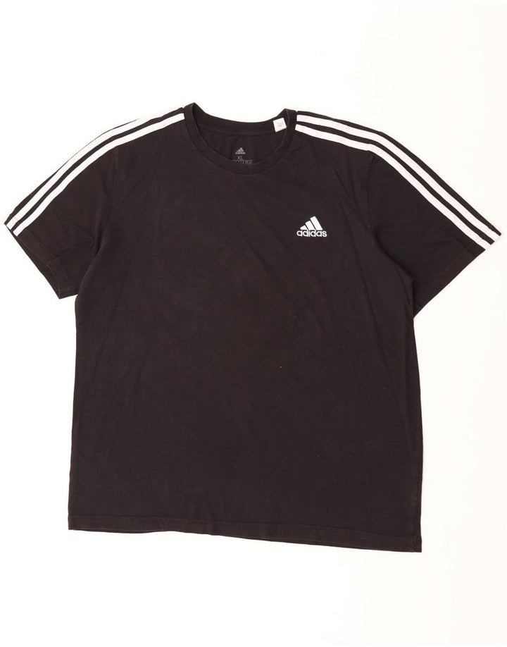 T-shirt da uomo ADIDAS Top XL in cotone nero