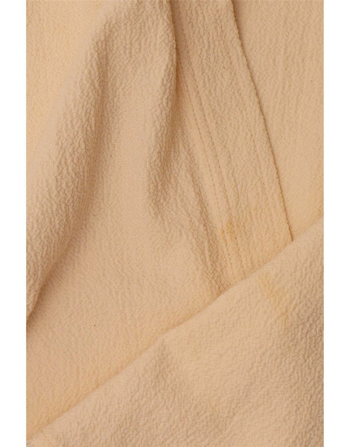 Top corto poncho da donna Zara UK 14 beige medio