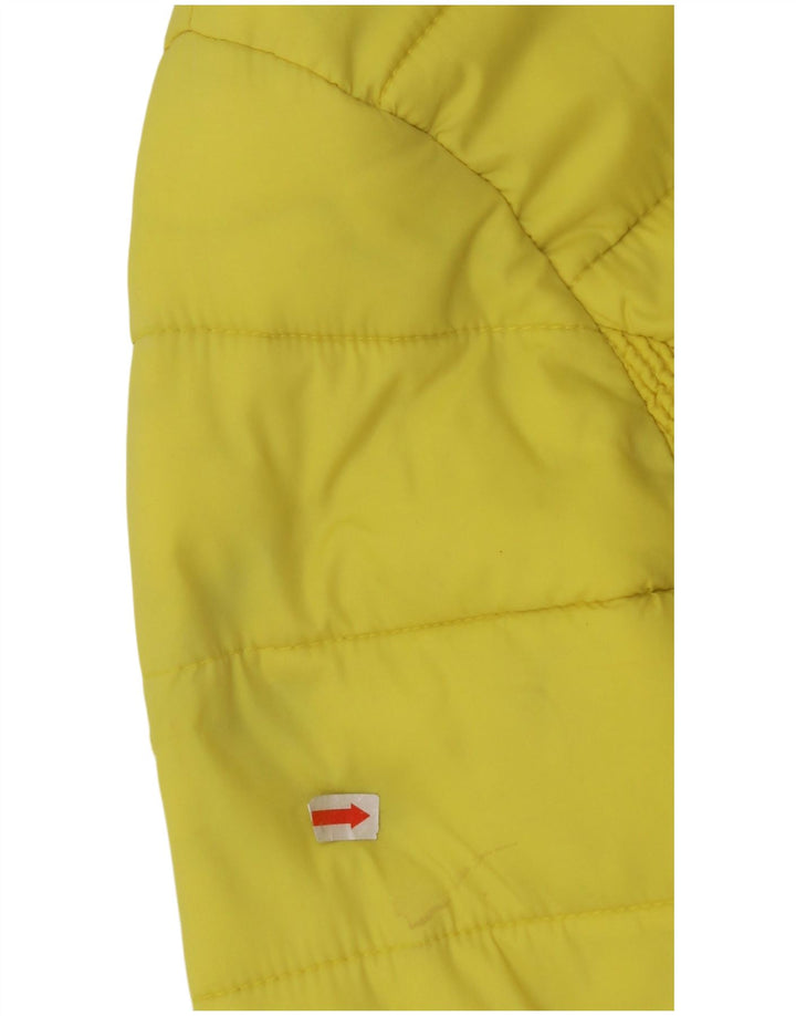 Giacca imbottita con cappuccio da donna SUPERDRY UK 14 nylon giallo medio