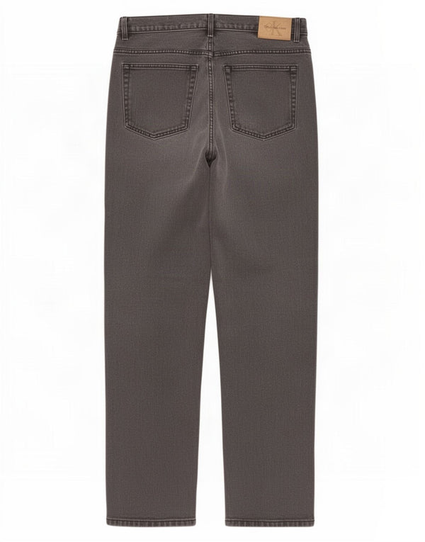 Jeans dritti da uomo Calvin Klein W34 L32 cotone grigio