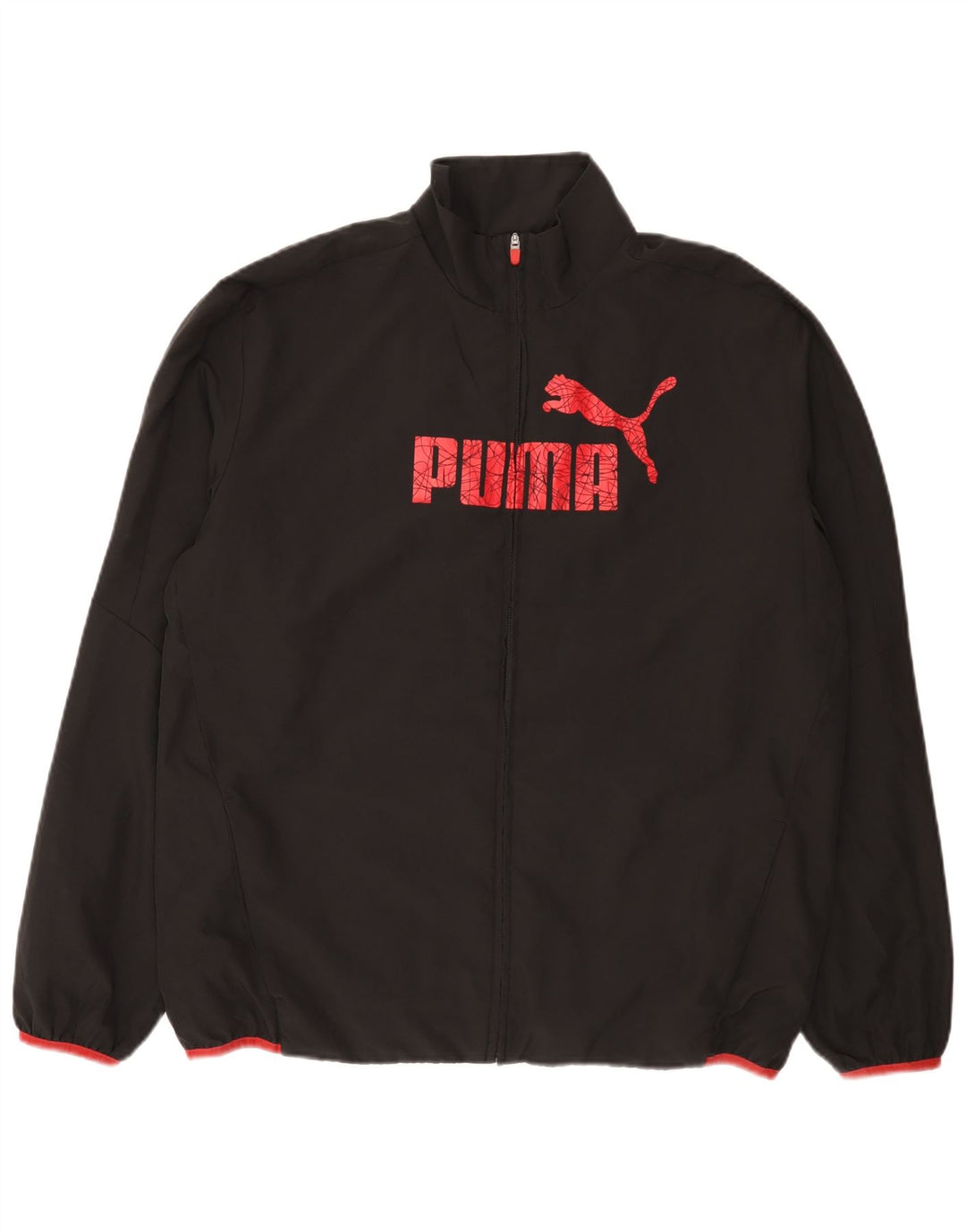 Giacca sportiva da uomo con grafica Puma XL nera in poliestere
