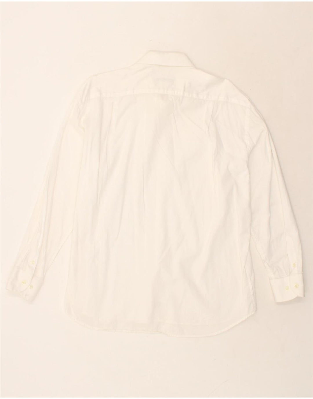 ROCCOBAROCCO Mens Shirt Size 43 17 XL White Cotton Vintage Roccobarocco and Second-Hand Roccobarocco from Messina Hembry 