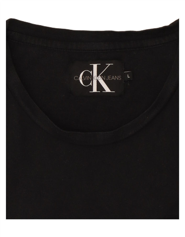 CALVIN KLEIN JEANS T-shirt da uomo Top Large Nera