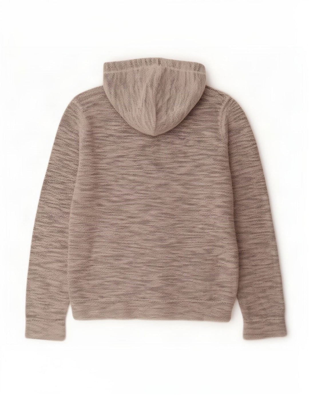 Maglione con cappuccio e zip da uomo Fat Face grigio medio chiazzato