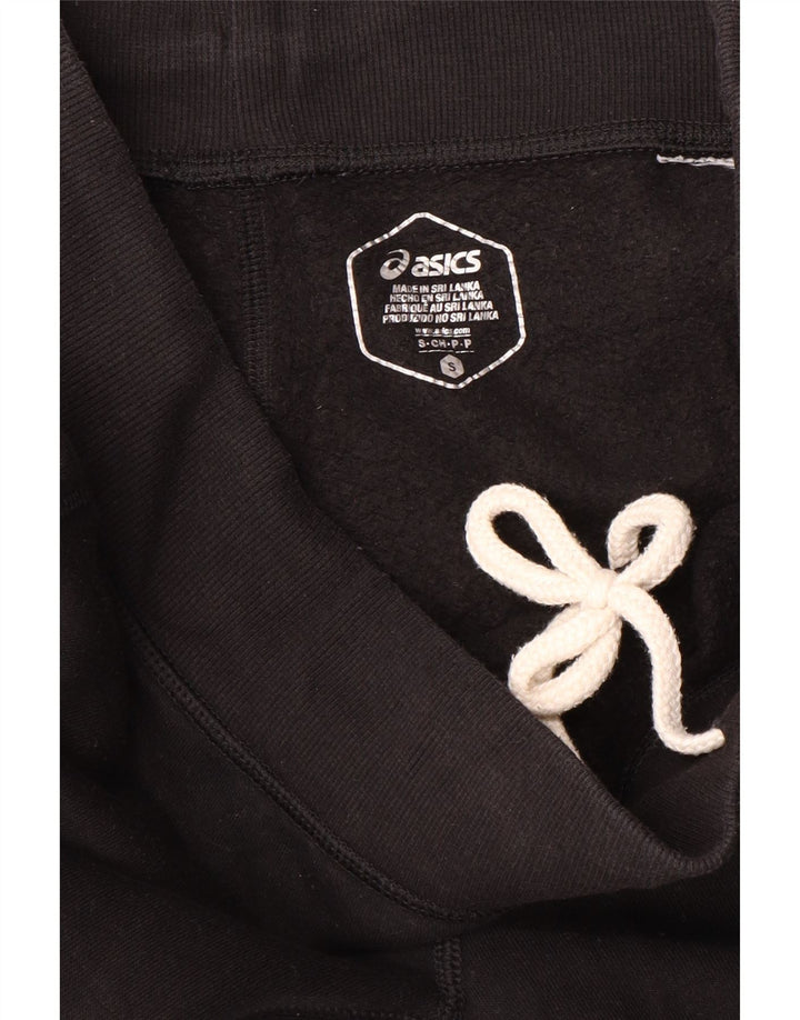 Pantaloni da tuta con grafica Asics da donna UK 10 piccoli neri