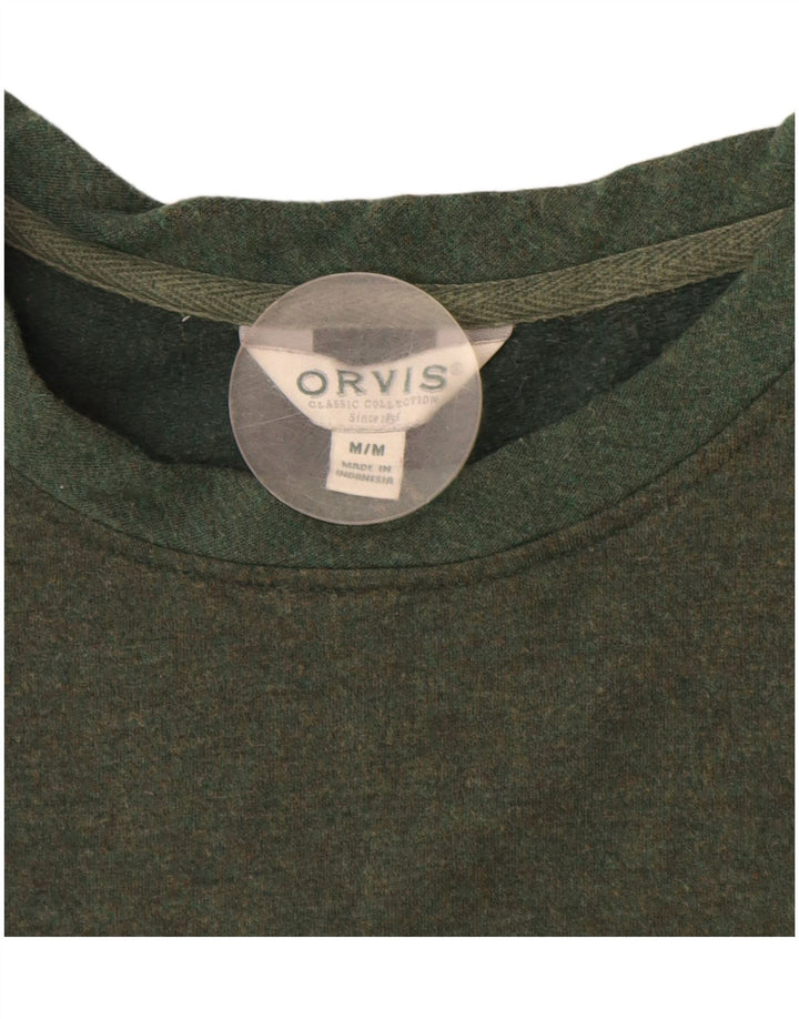 Felpa da uomo Orvis in modal verde medio