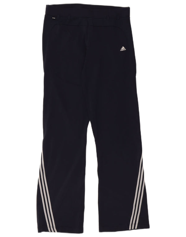 Pantaloni da tuta da donna Adidas UK 16 Large in nylon blu navy