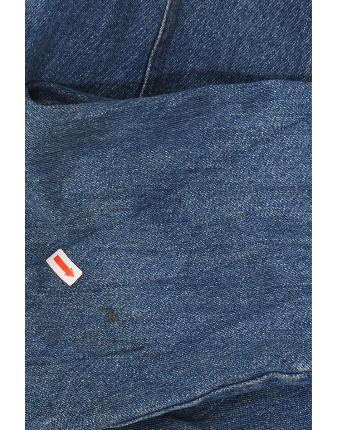 Giacca blazer da donna a 1 bottone in denim VINTAGE UK 16 grande blu