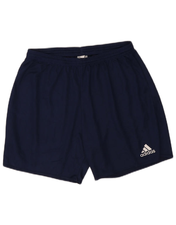 Pantaloncini sportivi Adidas Aeroready da donna UK 14 Large Blu Navy Poliestere