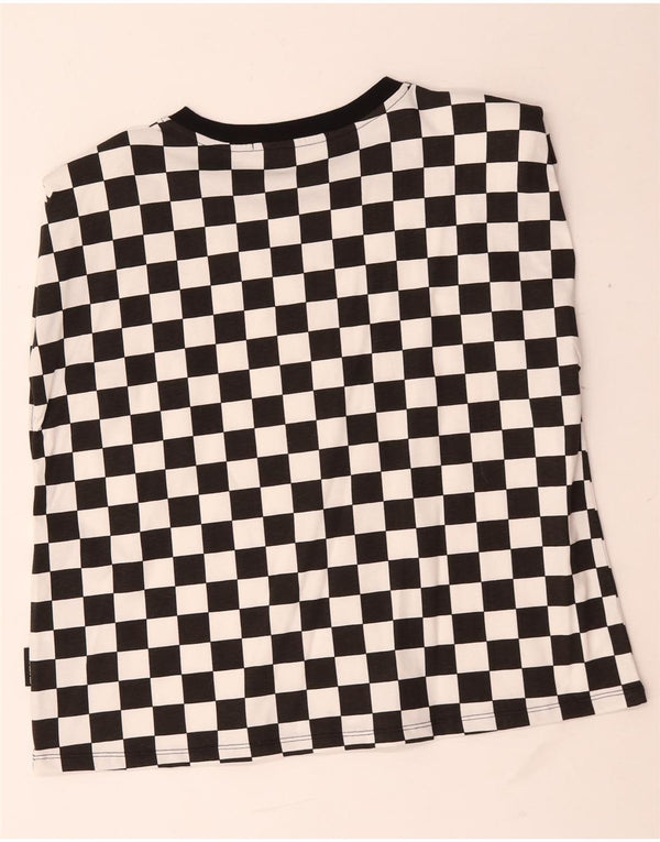 Canotta da donna Karl Lagerfeld UK 18 XL cotone geometrico nero